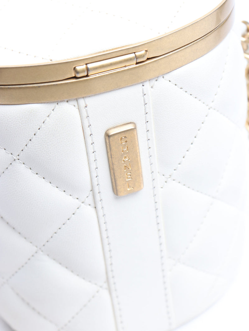 Cream quilted Crown Box crossbody bag Cross-body bags Chanel 
