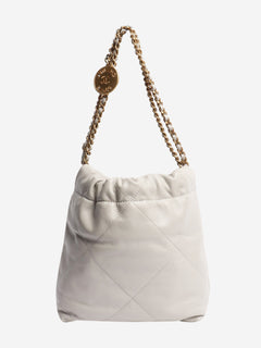 Pale grey 22 shiny calfskin quilted bag Cross-body bags Chanel 