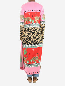 Hayley Menzies Multicolour printed longline cardigan - size XS