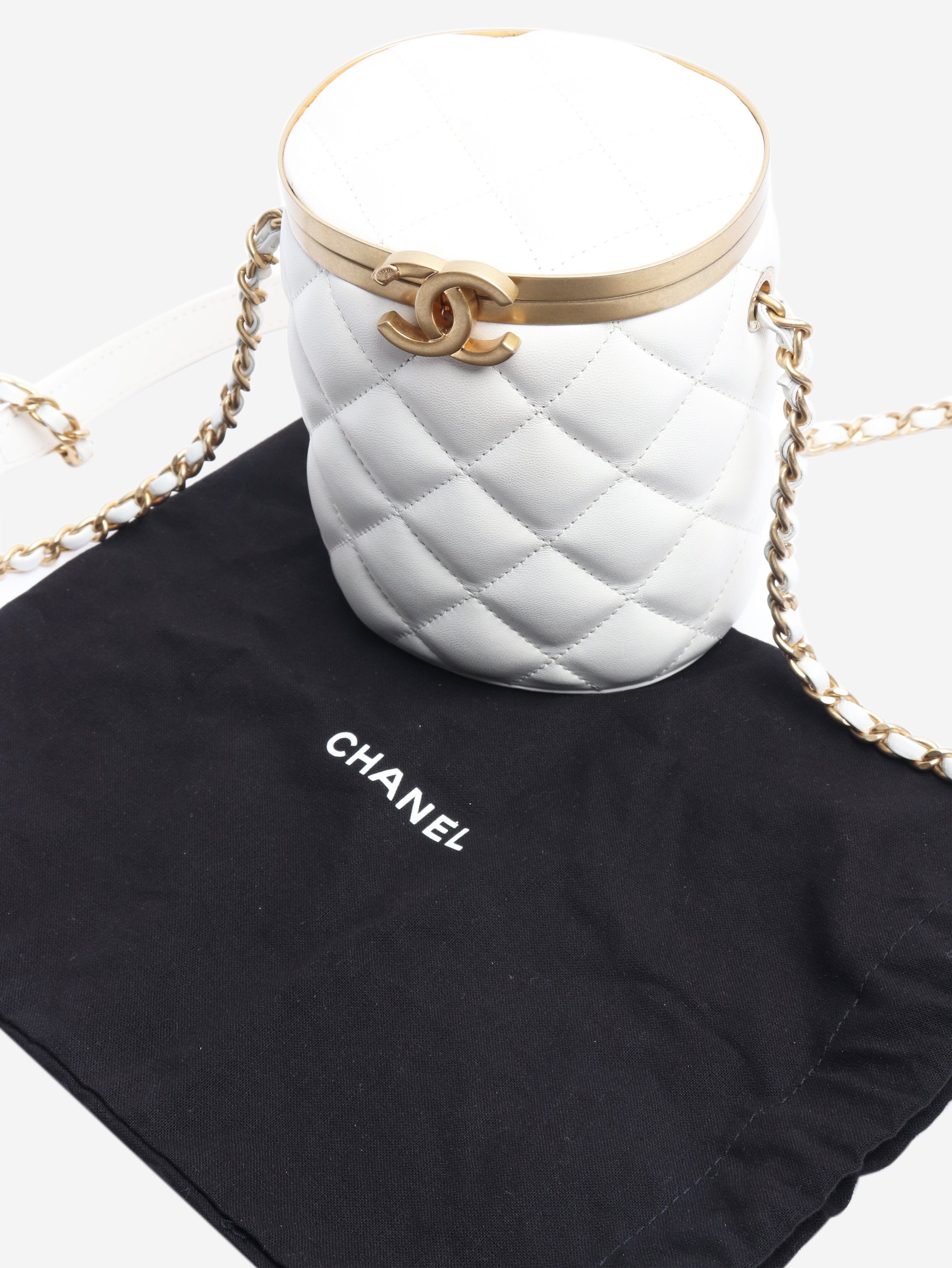 Cream quilted Crown Box crossbody bag Cross-body bags Chanel 