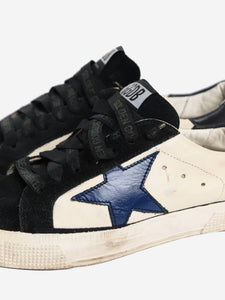 Golden Goose Black and white star trainers - size EU 37 (UK 4)