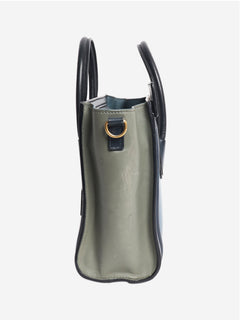 Blue tri-colour Nano Luggage tote