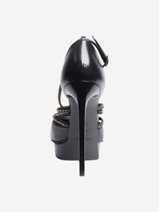 Saint Laurent Black studded platform heels - size EU 37.5