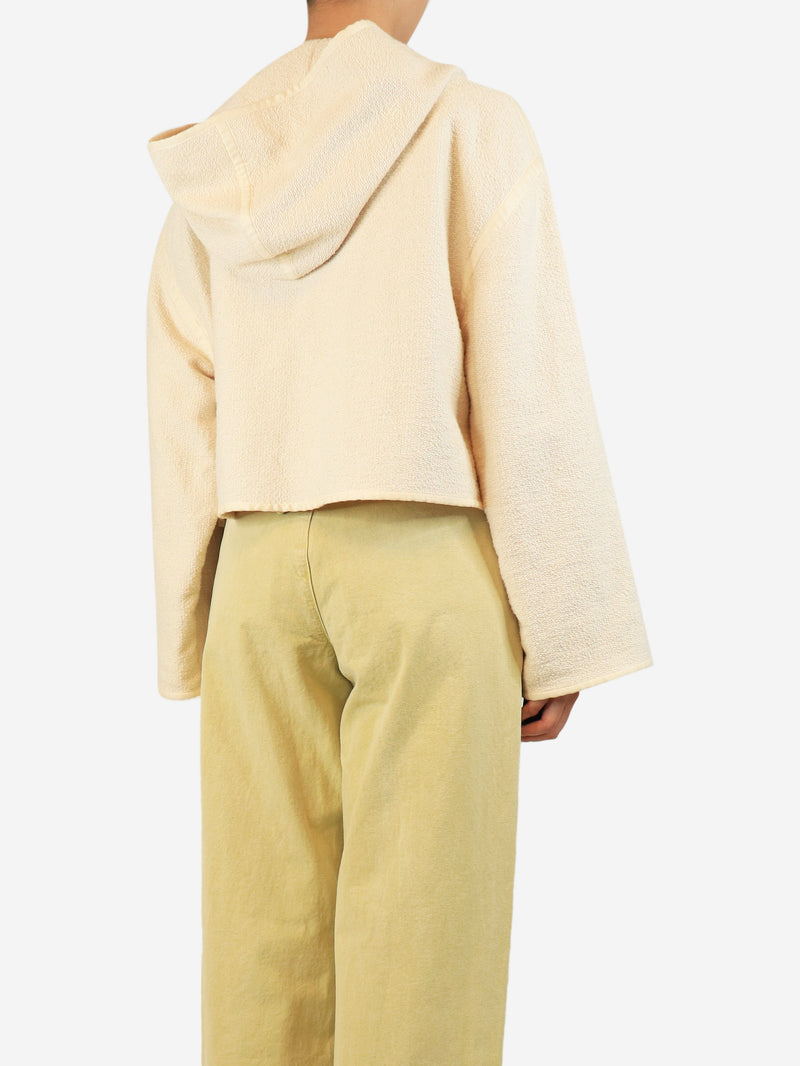 Cream hooded duffle coat - size UK 8 Coats & Jackets Celine 