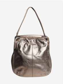 Brown Signature leather shoulder bag Shoulder bags Cartier 
