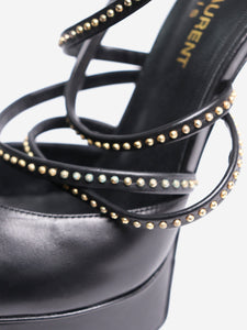 Saint Laurent Black studded platform heels - size EU 37.5