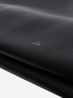 Black belted grained leather tote Tote Bags Toteme 