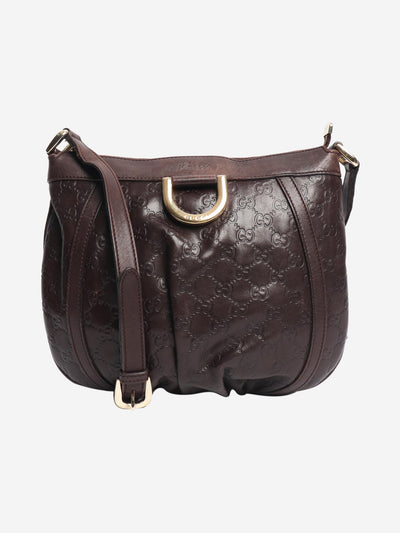 Dark brown Abbey Guccissima leather bag Cross-body bags Gucci 