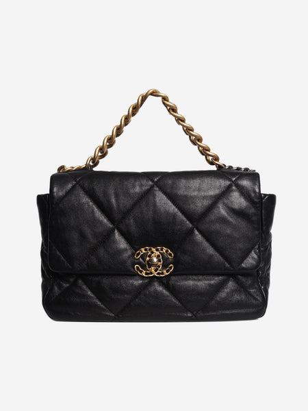 Black 19 lambskin quilted chain shoulder bag product image