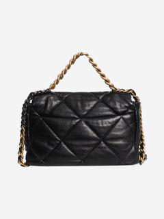 Black 19 lambskin quilted chain shoulder bag Shoulder bags Chanel 
