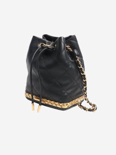 Black 2022 mini drawstring bucket bag Cross-body bags Chanel 