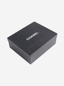 Chanel Black suede and metallic CC trainers - size EU 40