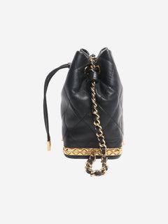 Black 2022 mini drawstring bucket bag Cross-body bags Chanel 