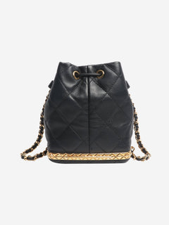 Black 2022 mini drawstring bucket bag Cross-body bags Chanel 