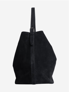 Navy suede shoulder bag Shoulder bags Toteme 