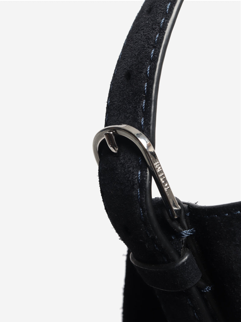 Navy suede shoulder bag Shoulder bags Toteme 