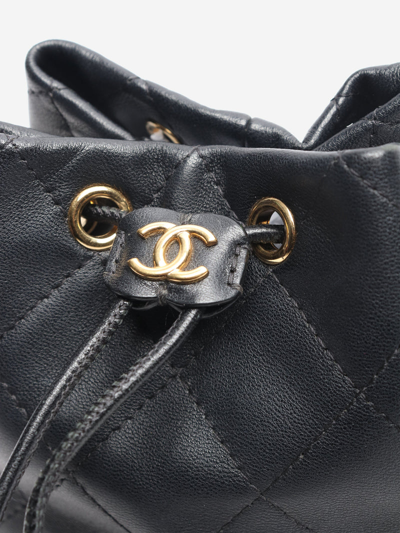 Black 2022 mini drawstring bucket bag Cross-body bags Chanel 