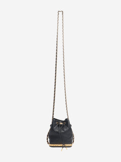 Black 2022 mini drawstring bucket bag Cross-body bags Chanel 