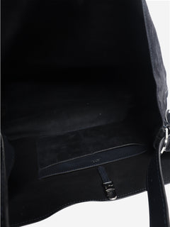 Navy suede shoulder bag Shoulder bags Toteme 