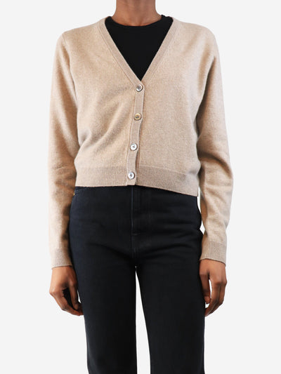 Oatmeal v-neck cardigan - size XS Knitwear LESET 