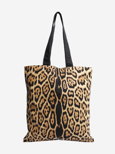 Brown leopard print tote bag Tote Bags Saint Laurent 