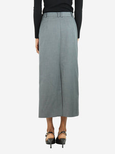 The Frankie Shop Grey tailored maxi pencil skirt - size S