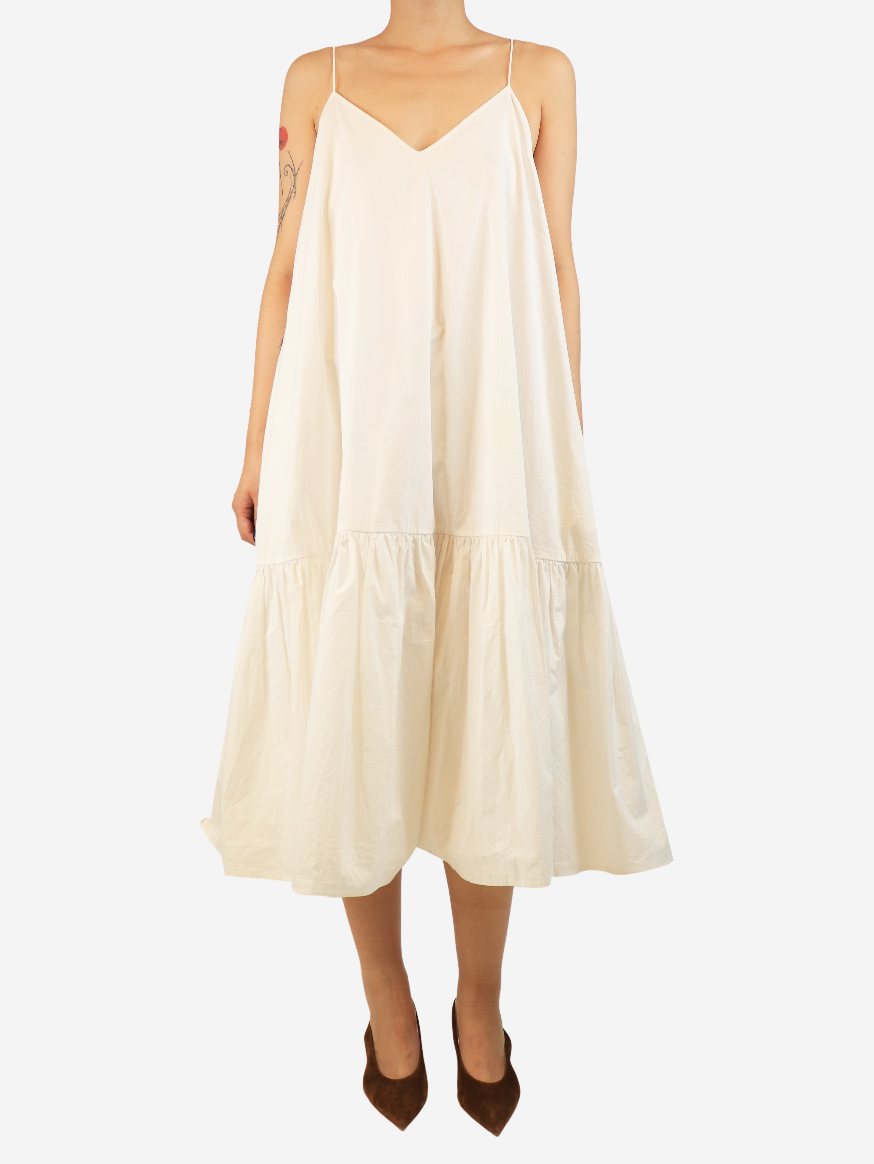 White cotton sundress - size S
