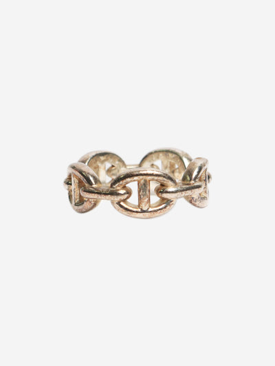 Silver Chaine d'ancre Enchainee ring Rings Hermes 