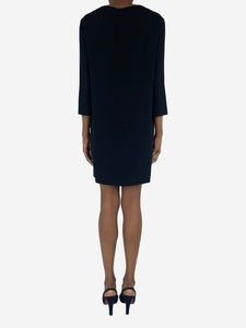 The Row Black pocket midi dress - size UK 6