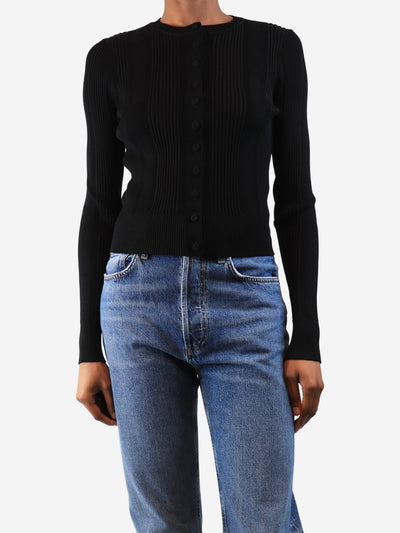 Black ribbed cardigan - size S Knitwear Proenza Schouler 