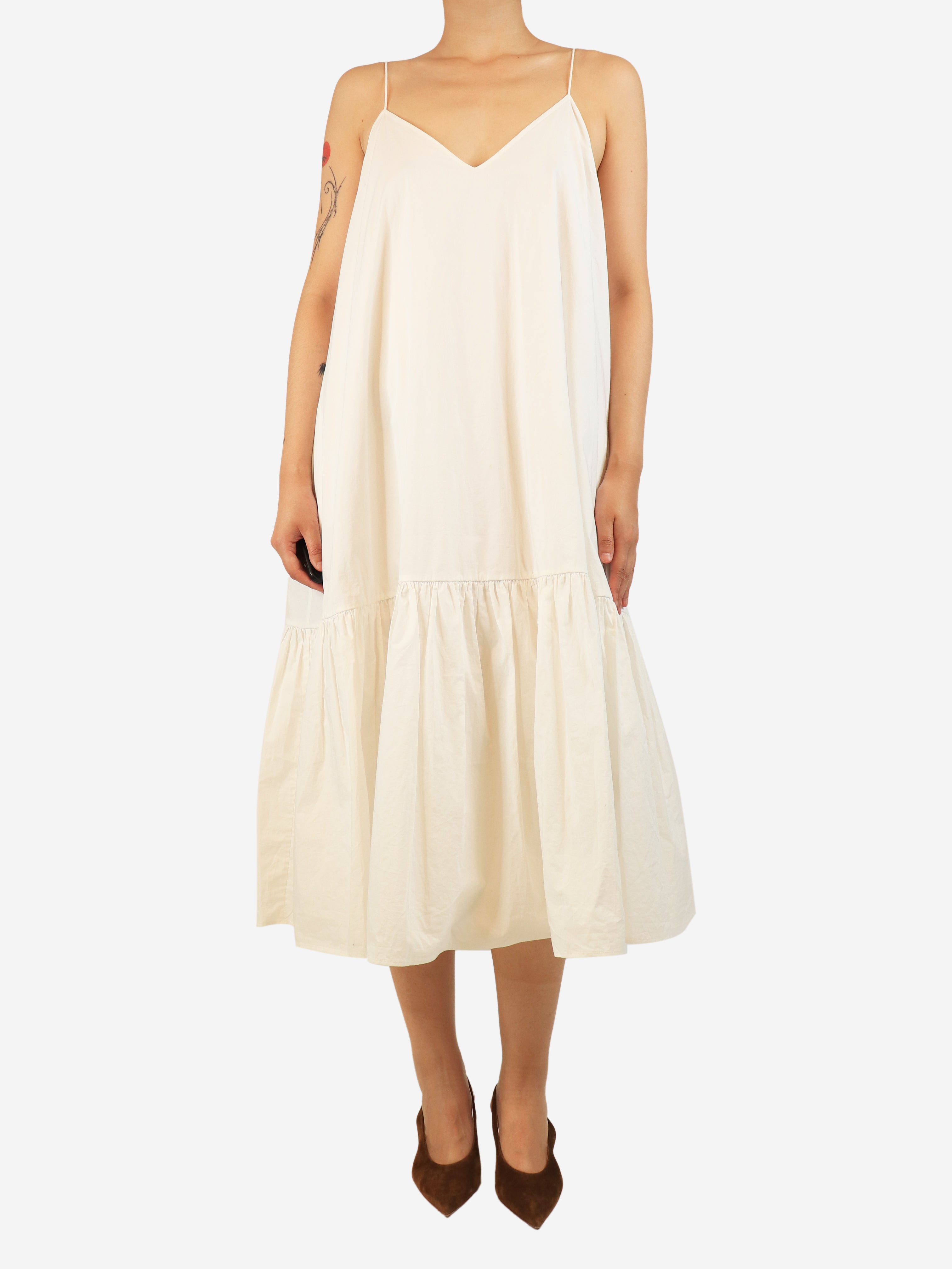 White cotton sundress - size S