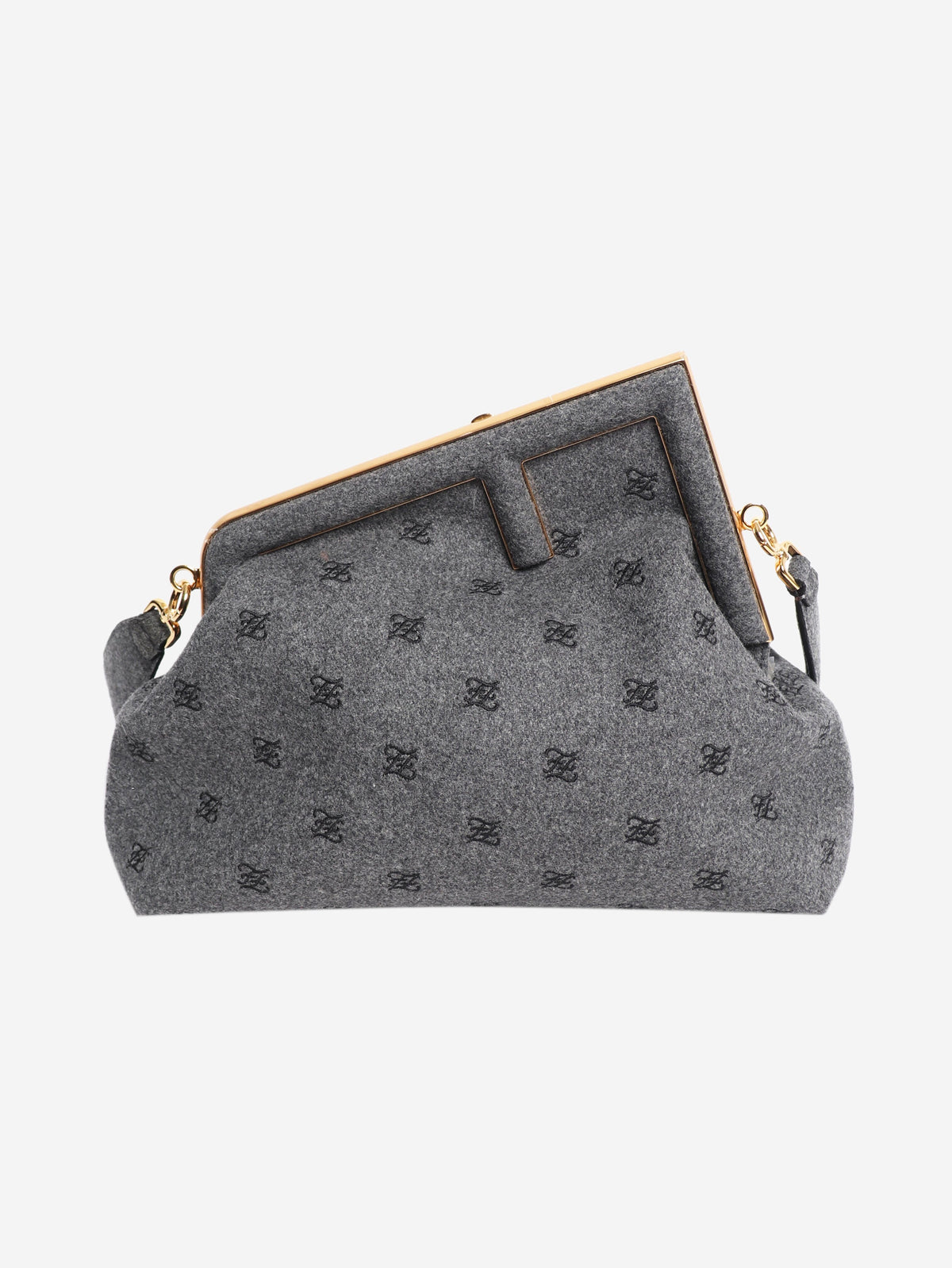 Grey First shoulder bag Shoulder bags Fendi 
