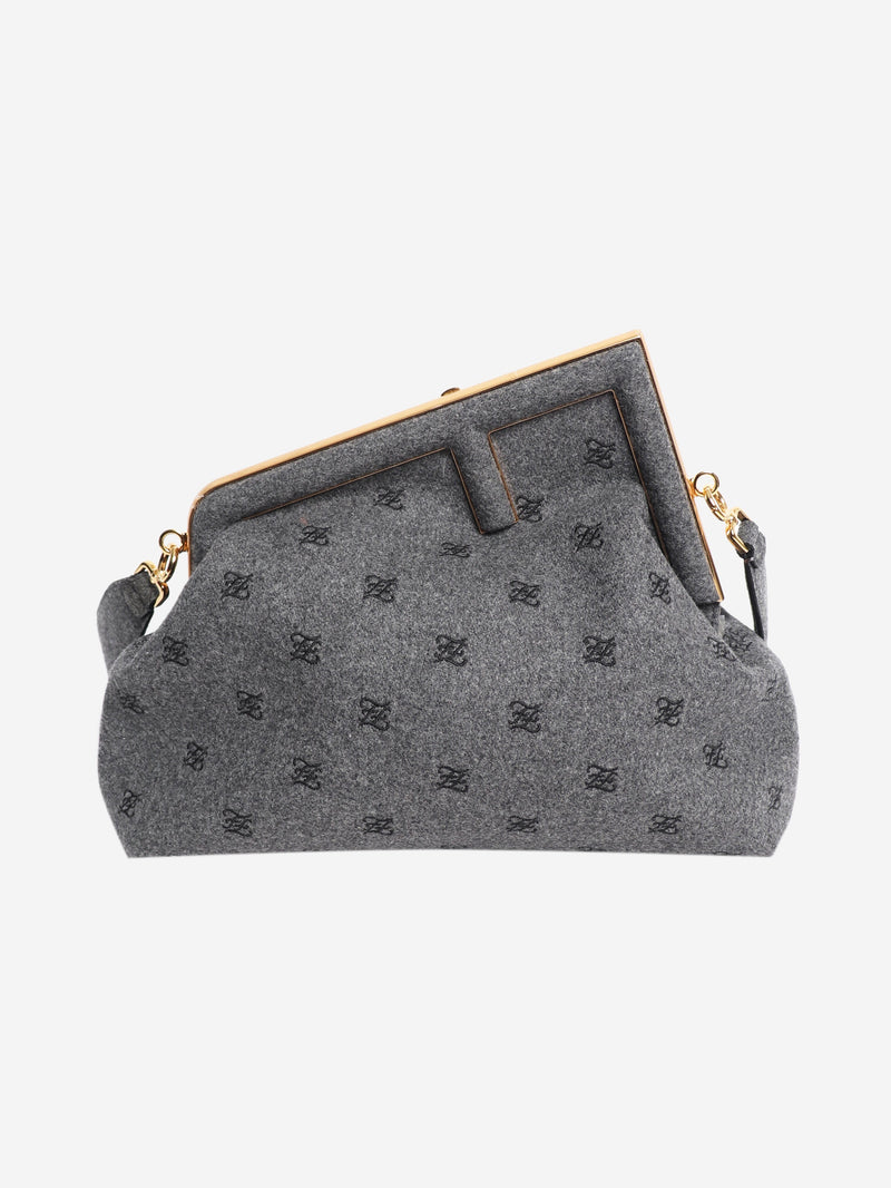 Grey First shoulder bag Shoulder bags Fendi 