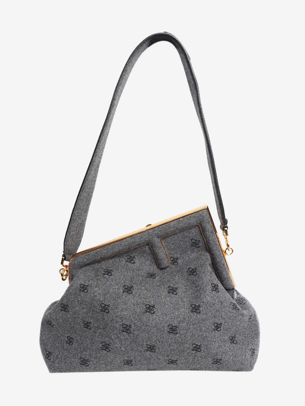 Grey First shoulder bag Shoulder bags Fendi 