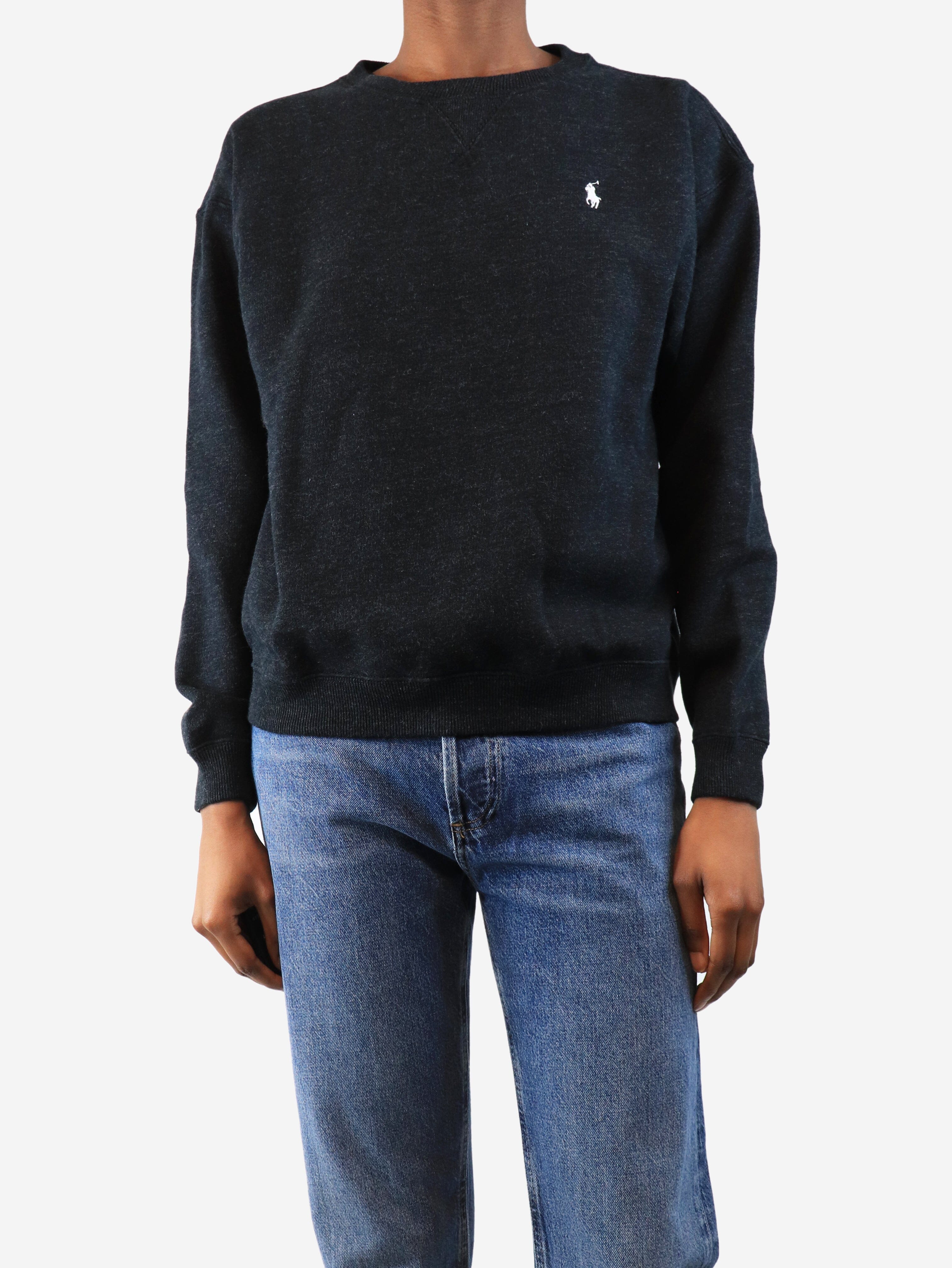 Charcoal crewneck sweater - size S Tops Polo Ralph Lauren 