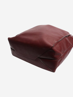 Burgundy Coulisse leather tote bag Tote Bags Celine 