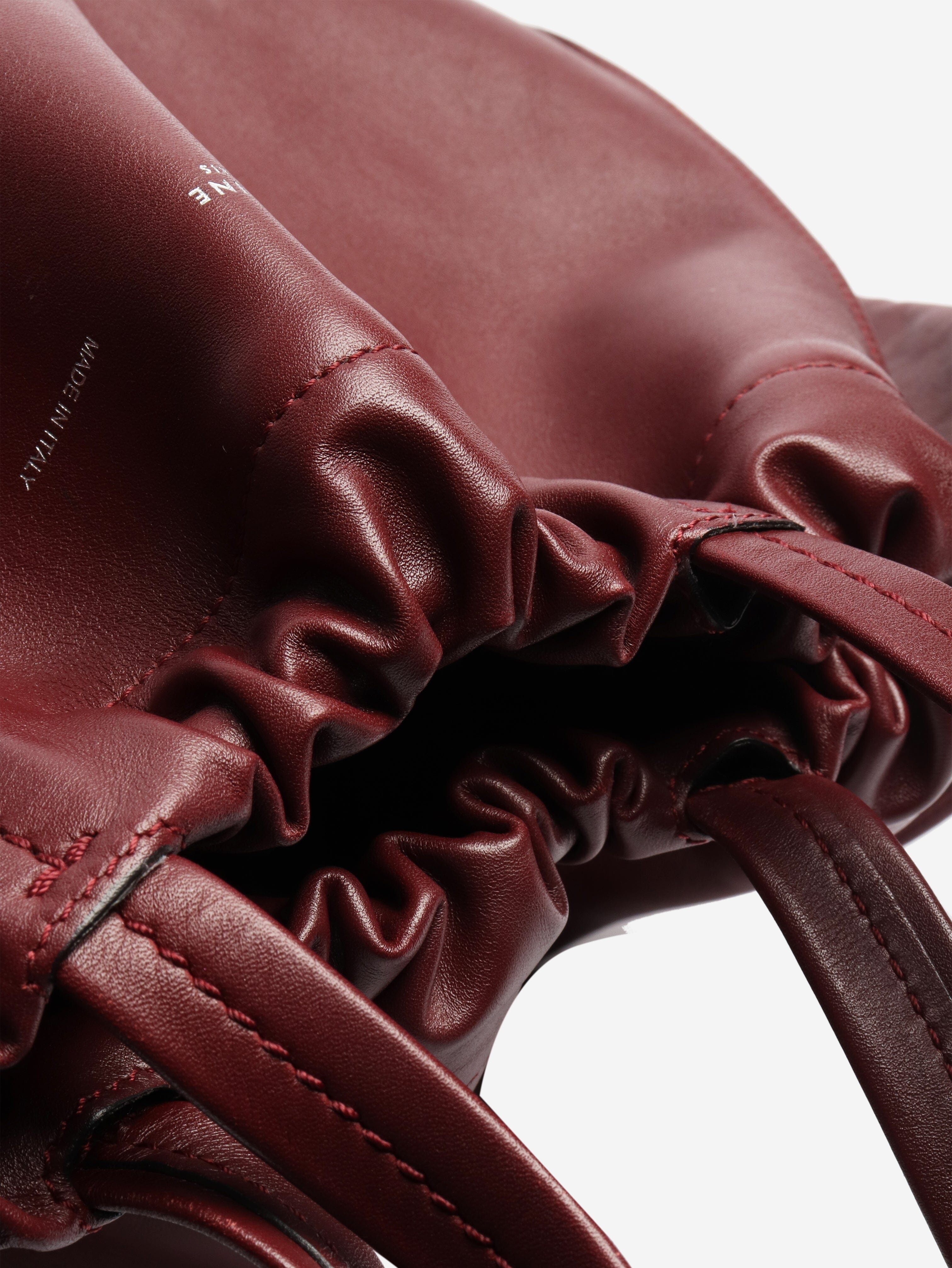 Burgundy Coulisse leather tote bag Tote Bags Celine 