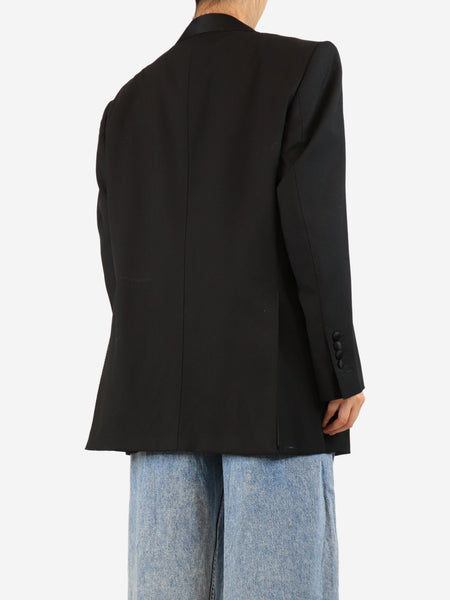 Black wool suit jacket - size 54R alternate image