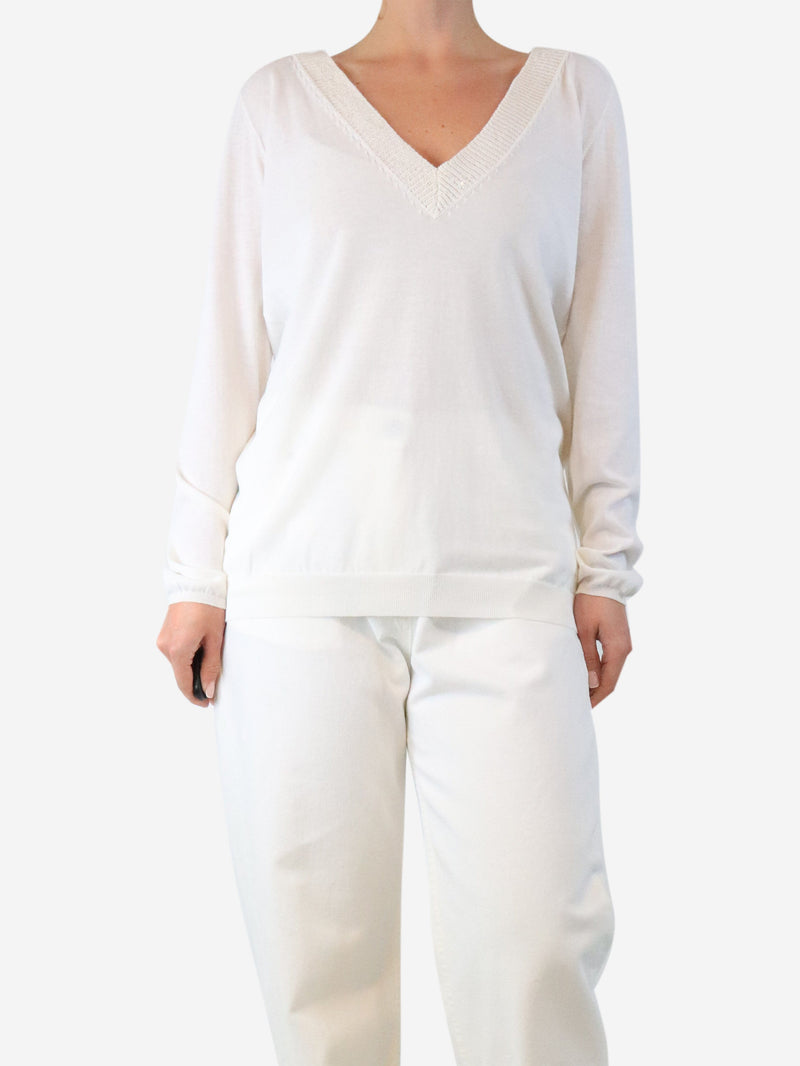 v neck sweater