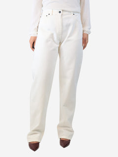 White Burty jeans - size UK 10 Denim The Row 