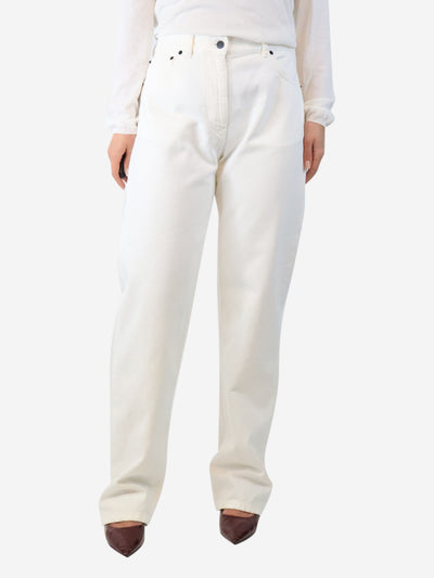 White Burty jeans - size UK 10 Denim The Row 