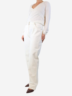 White Burty jeans - size UK 10 Denim The Row 