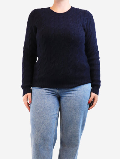 Navy cashmere knit jumper - size L Knitwear Ralph Lauren 