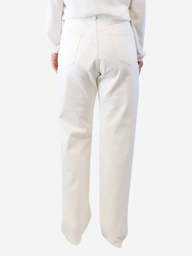 White Burty jeans - size UK 10 Denim The Row 