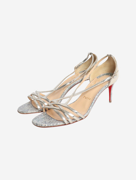 Silver Gwynitta sparkly sandals - size EU 37.5 alternate image