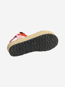 Loewe Orange espadrille flat sandals - size EU 37 (UK 4)