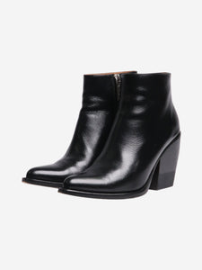 Chloe Black leather ankle boots - size EU 37.5