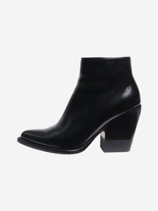 Chloe Black leather ankle boots - size EU 37.5