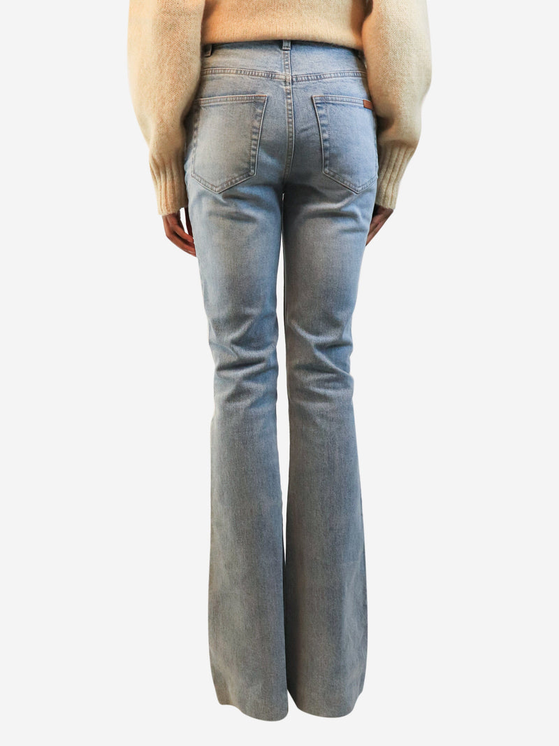 Blue high-waisted denim jeans - size UK 8 Trousers Rebecca Vallance 
