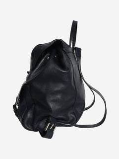 Navy medium leather backpack Backpacks Prada 